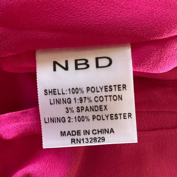 New Revolve NBD $179 Jacqueline Dress Magenta Small NWT - Picture 11 of 12